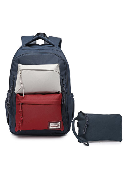 SMART BAGS Rucsac impermeabil pentru școală medie și liceu, cu compartiment p...