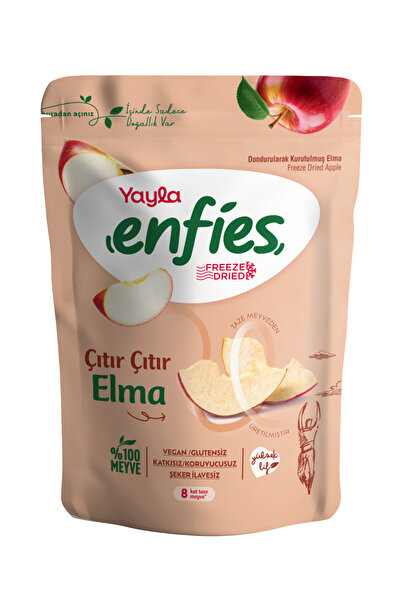 Yayla Enfies Freeze Dried Freeze Dried Crispy Fruit-Apple 15 Gr
