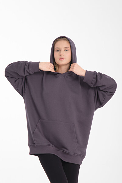 JOYBOY KİDS Sweatshirt Oversize Hooded Kangaroo Pocket Xs-S M-L L-Xxl Size Ma...