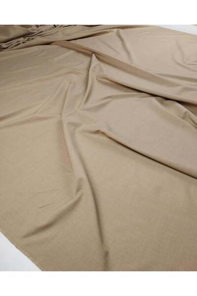 Kumaş Parça Milk Coffee Color Gabardine Set Width: 140cm