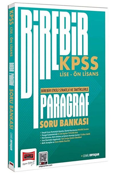 Yargı Yayınları Yargı 2026 KPSS Lise Ön Lisans Paragraf Birebir Soru Bankası ...