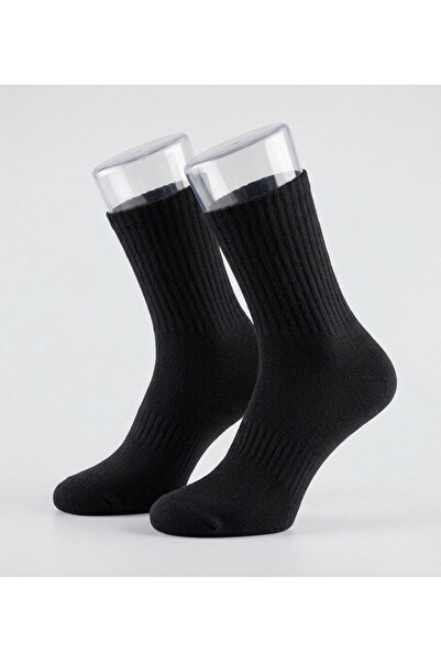 bumerangspor Cotton Socks for Sports and Daily Use - Black