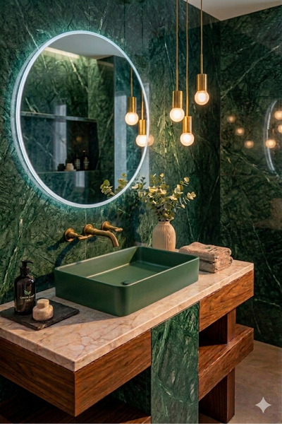 BellaMatta Premium Beton kare Lavabo