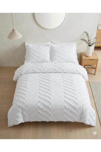 LOTUSEIN Milano Ecru Διπλό Κάλυμμα Κρεβατιού 240 X 240 εκ. και 2 Μαξιλάρια