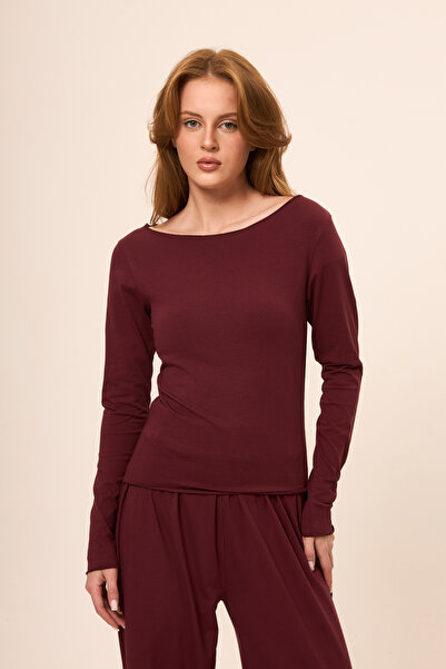 Zoor Ultra Soft Combed Modal Boat Neck Blouse
