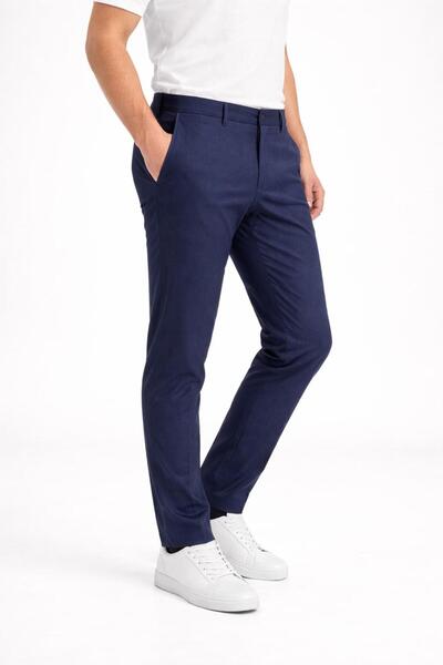 CLASSİCS MEN Men's Straight Cut Quality Flexible Lycra Ankle Length Fabric Tr...