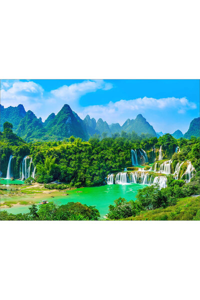 VIODESIGN Fototapet peisaj, autoadeziv, La Cascada , multicolor, 80x120 cmPE10