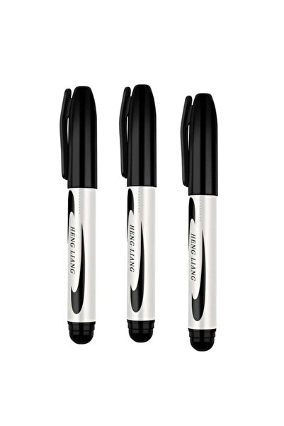 EkoAlışverişDünyam 3 Black Parcel Pens - Sack - Wooden Pens