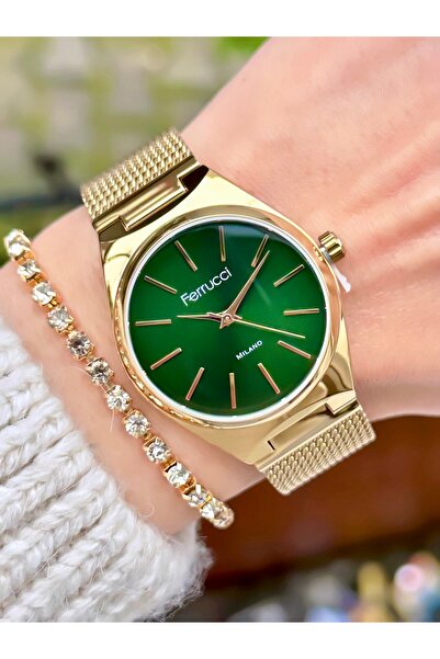 Ferrucci Women's Wristwatch New Model Wicker Strap Waterproof 2-Year Warranty...