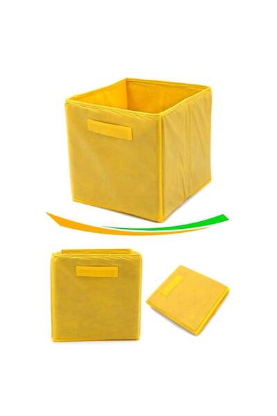 EkoAlışverişDünyam Multi-Purpose Closet Organizer Box - Yellow