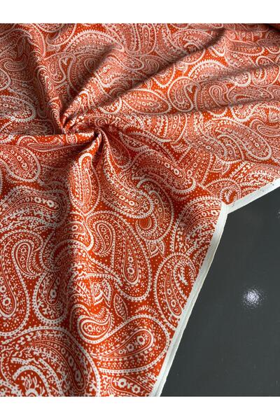 Kumaş sever 150cm Premium Viscose Fabric - Sold by the Meter, Crisp Floral & ...