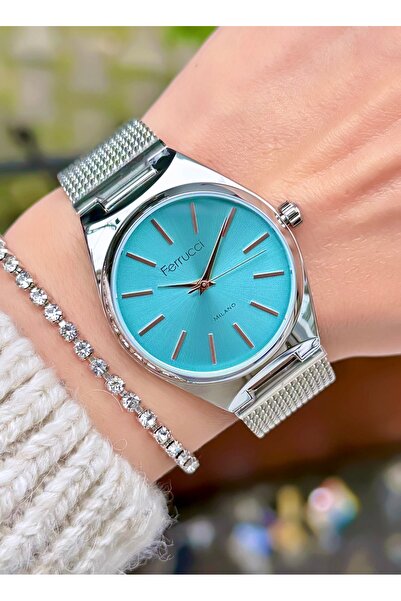 Ferrucci Women's Wristwatch New Model Wicker Strap Waterproof 2-Year Warranty...