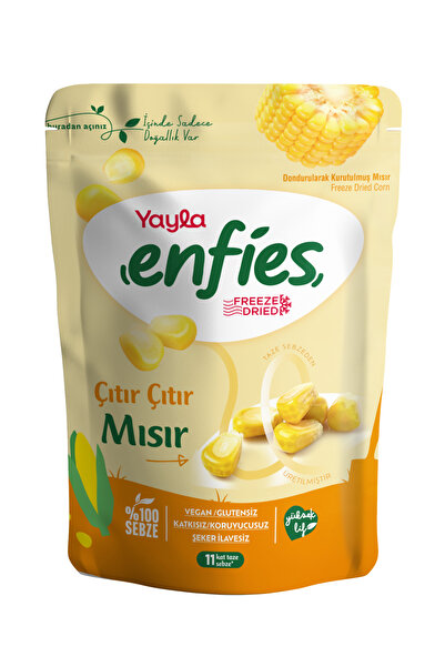Yayla Enfies Freeze Dried Freeze Dried Crispy Vegetables-Corn 25 Gr