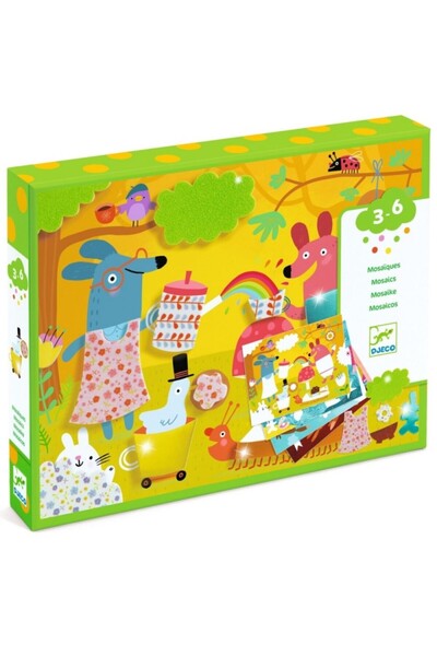 djeco Creative workshop Collage with self-adhesive foam