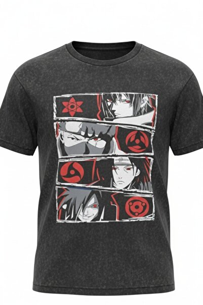 FG KONNİCHİWA قميص ناروتو، تي شيرت ساسوكي، تي شيرت إيتاتشي أوتشيها، تي شيرت م...