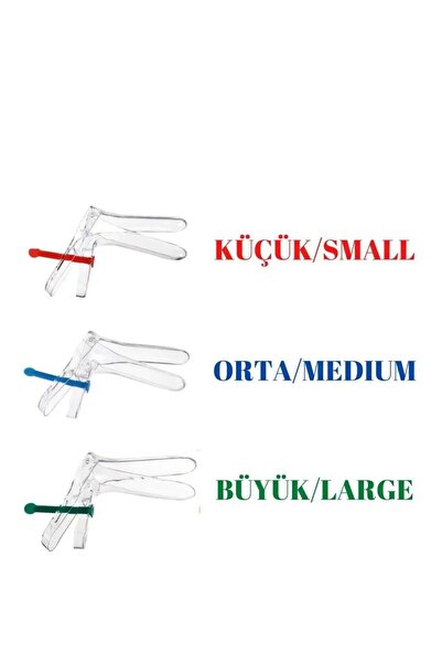 EkoAlışverişDünyam Vaginal Speculum S/M/L - Vajinal Spekülüm 3lü Paket