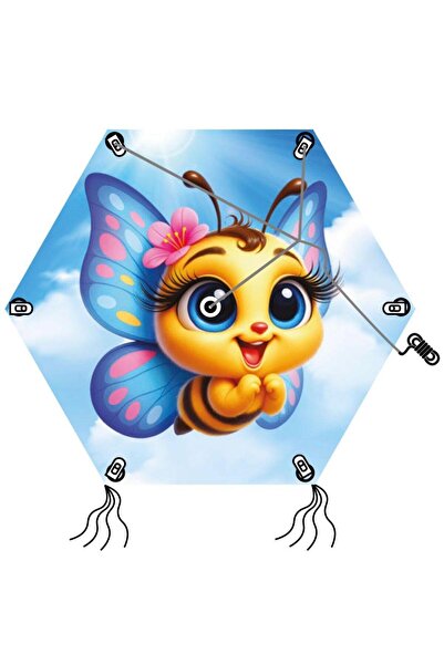 Sino Uçurtmaları - Kendi Uçurtmanı Kendin Yap Seti | Altıgen Tasarım, Kolay K...