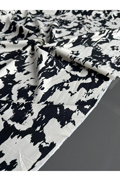 Kumaş sever 150cm Premium Viscose Fabric - Sold by the Meter, Crisp Floral & ...