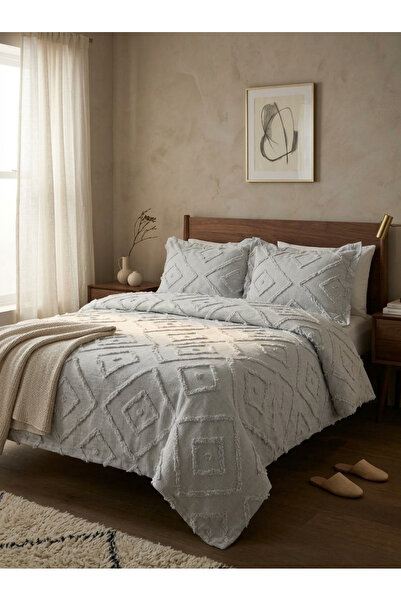 miar home perde tekstil طقم غطاء سرير مزدوج 250 × 260 سم - موديل فالون مع 2 غ...