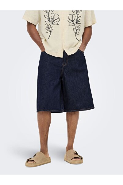 Only & Sons Jeans-Shorts ONSCARL Mid Rise Ballon Schnitt Shorts