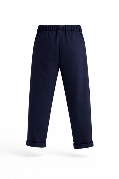 gold ılgaz tekstil Dark Blue Boys' Jogger Pants with Side Pockets, Diagonal P...