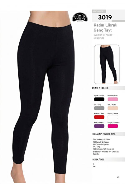 BENALİ (4 Pcs) Lycra Thin Waistband Long Colorful Tights