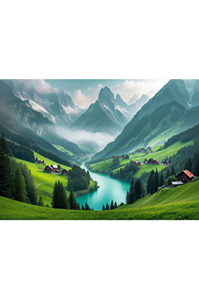 VIODESIGN Fototapet peisaje, autoadeziv, Munte , multicolor,80x120 cm PE129