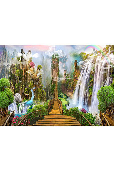 VIODESIGN Fototapet peisaj, autoadeziv, Cascada , multicolor, 80x120 cm PE184