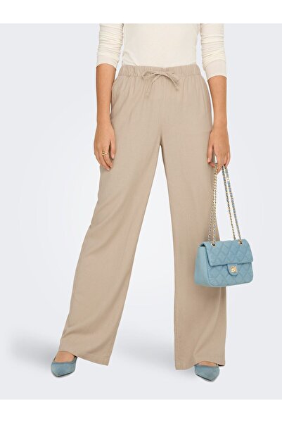 ONLY Hose ONLGOA Gerade geschnitten Leinen Hose