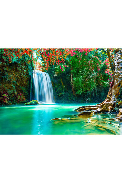 VIODESIGN Fototapet peisaje, autoadeziv, Cascada , multicolor,80x120 cm PE150