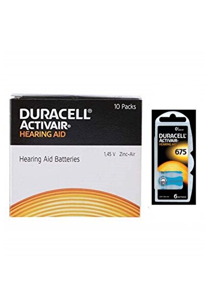 Duracell بطاريات أكتيفير 1.45 فولت لأجهزة السمع - عبوة تحتوي على 60 قطعة