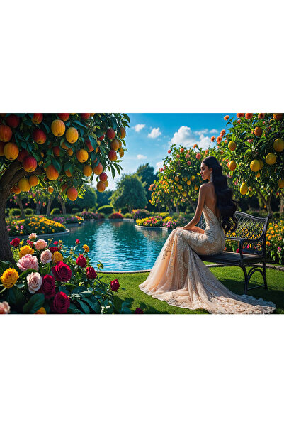 VIODESIGN Fototapet peisaje, autoadeziv, Gradina , multicolor,80x120 cm PE137