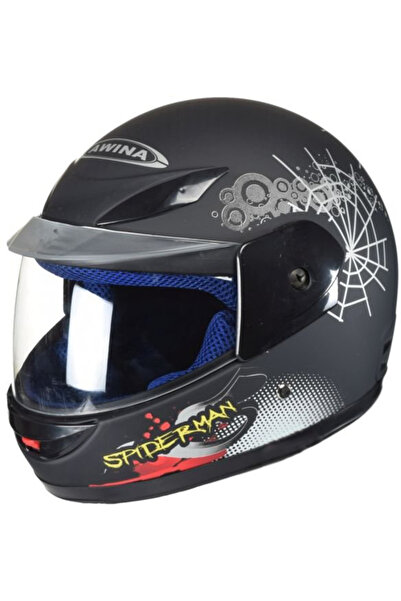 Awina Casca copii integrala, marime 47-48 cm, culoare gri inchis mat