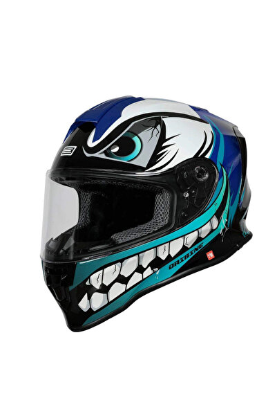 Origine Casca moto copii integrala, Dinamo Kids Joker, culoare albastru/negru...