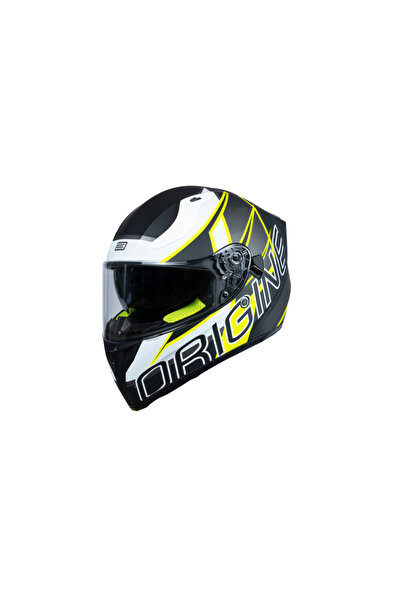 Origine Casca moto integrala, Strada Competition, culoare galben fluo/negru m...