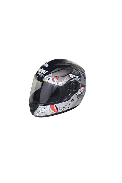 ROY Casca moto integrala adulti, Safebet HF-111K, culoare gri/negru mat, mari...