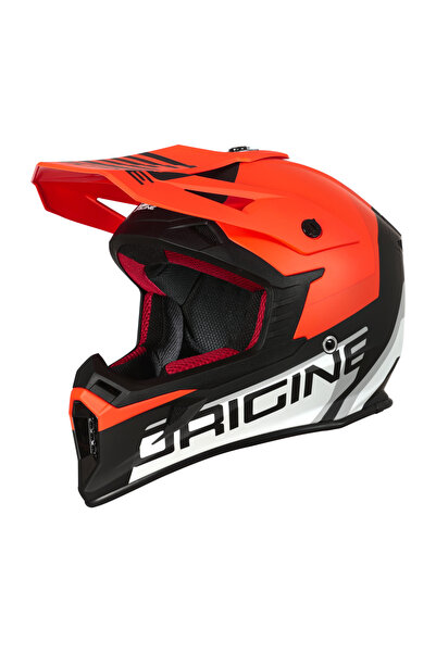 Origine Casca motocross Hero Mx, culoare portocaliu fluo/negru mat, marime XS