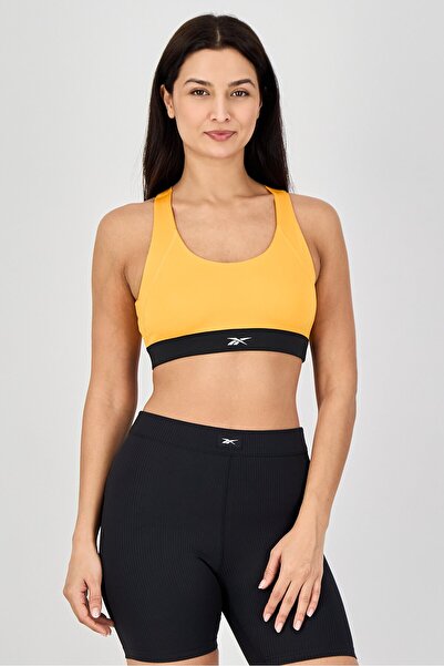 Reebok Women Non Padded Training Sports Bra, Yellow