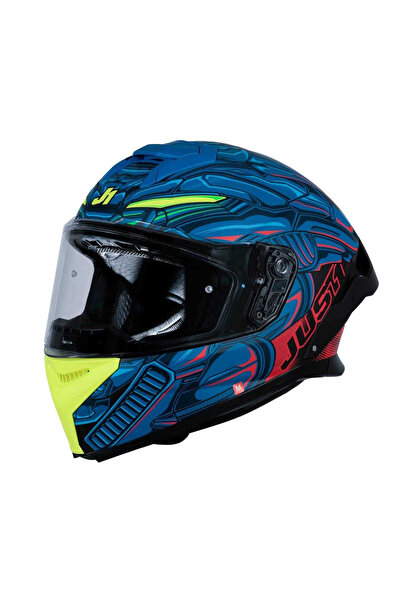 Just1 Casca moto integrala,Just1,J-STR Titan,albastru rosu/negru mat,marime XXL