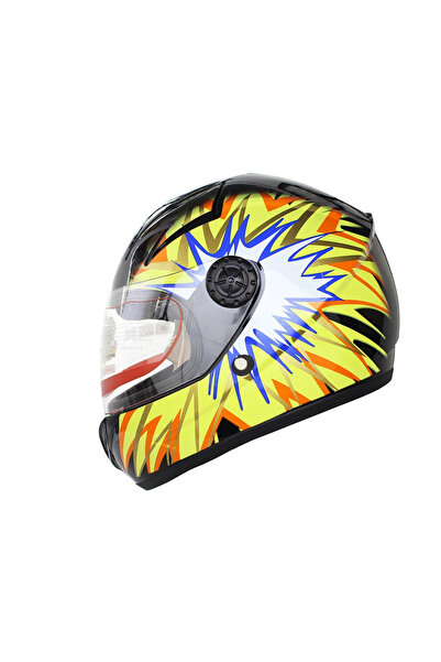 ROY Casca integrala copii, Safebet HF-909E16, culoare negru, marime YS