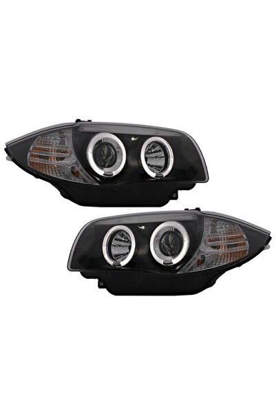 tuningset Faruri Angel Eyes compatibile cu BMW Seria 1 E81 E82 E87 E88 2004-2011
