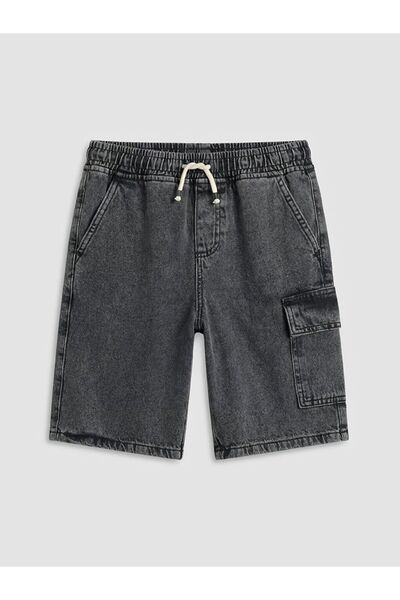 LC Waikiki Pantaloni scurți cargo pentru băieți LCW Kids cu talie elastică