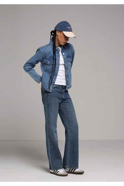 Colin's Straight Fit Women's Dark Indigo Denim Jean Trousers