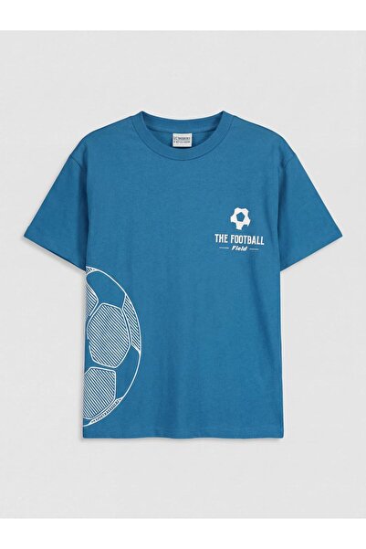 LC Waikiki LCW Kids Crew Neck Printed Boys' T-Shirt