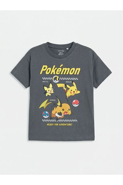 LC Waikiki تي شيرت LCW Kids Pokemon مطبوع للأولاد