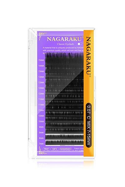 NAGARAKU İpek Kirpik Mix 7-15mm Uzunluk 0,07C Kıvrım