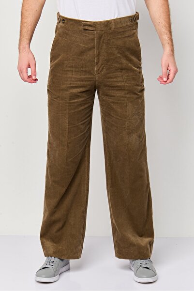 Gant Men Regular Fit Corduroy Pants, Brown