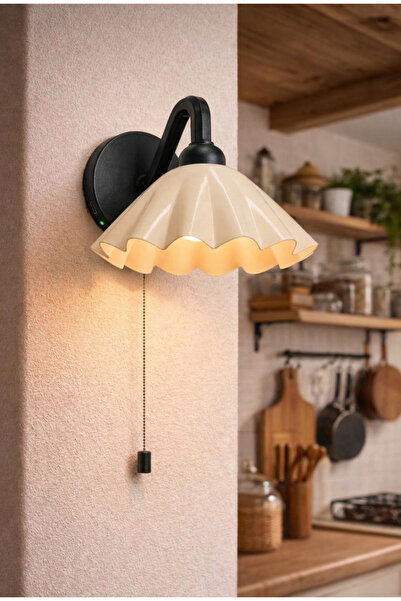 Limon 3D Desing Şarjlı Kablosuz LED Işıklı Duvar Apliği - Modern Başucu Lamba...