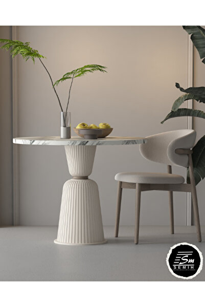SEMİH MOBİLYA Dekoratif Plastik Modern Yemek & Çalışma Masası Ayağı Kapadokya...
