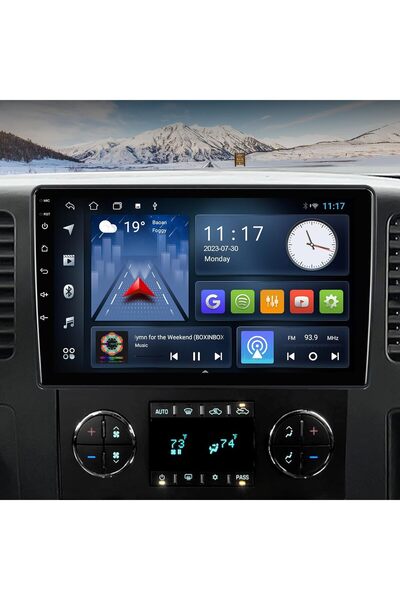 Generic شاشة أندرويد لسيارات جي إم سي شيفروليه سيلفرادو إمبالا تاهو أكاديا سي...